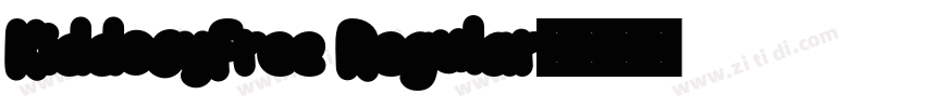 KiddosyFree Regular字体转换